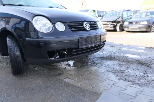 VW Polo 9N Stoßstange Frontstoßstange vorne schwarz L041 (167756)