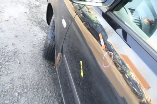 VW Polo 9N 9N3 Tür vorne links Fahrertür 2/3-Türer schwarz L041 ohneAnbautei (167757)