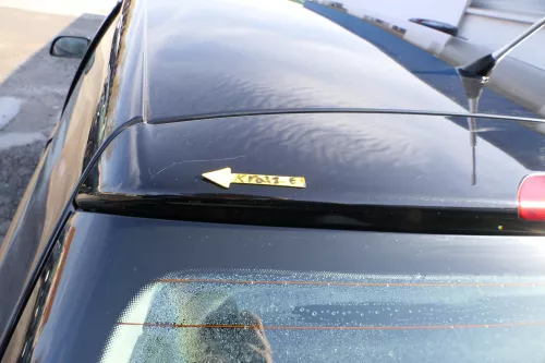 VW Polo 9N3 9N Heckklappe Kofferraumklappe Klappe schwarz L041 - Scheibe ohne (167760)