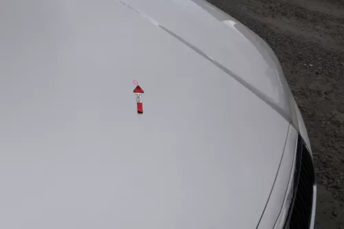 Skoda Fabia 6Y Motorhaube Klappe vorne silber grau LF7T mit Grill vorn (167763)