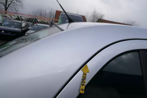 Skoda Fabia 6Y Limousine Schrägheck Tür hinten rechts grau silber LF7T diamantsi (167765)