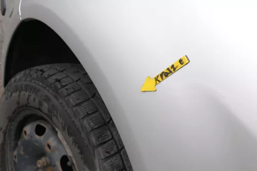 Skoda Fabia 6Y Kotflügel vorne links silber grau LF7T auch Kombi (167766)