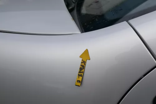 Skoda Fabia 6Y Kotflügel vorne links silber grau LF7T auch Kombi (167766)