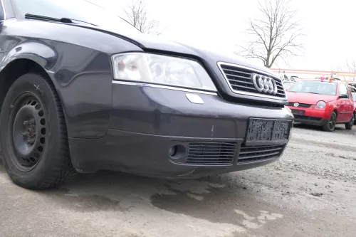 Audi A6 4B Frontstoßstange Stoßstange vorn vorne Stoßfänger blau lila LZ4V SWR (167794)