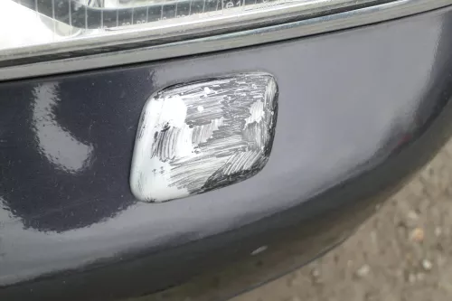 Audi A6 4B Frontstoßstange Stoßstange vorn vorne Stoßfänger blau lila LZ4V SWR (167794)