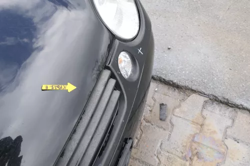 VW Lupo Motorhaube Klappe Frontklappe Haube vorne schwarz L041 uni (167835)