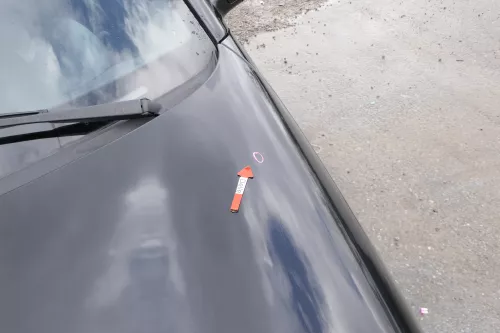 VW Lupo Motorhaube Klappe Frontklappe Haube vorne schwarz L041 uni (167835)