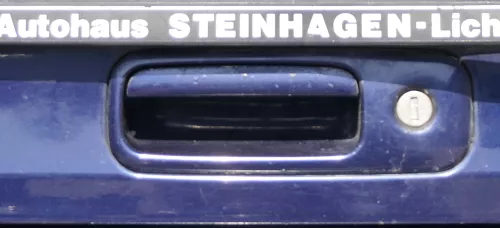 Polo 6N Golf 4 6N2 Lupo Griff Heckkklappe Heckklappengriff blau LB5N Öffner