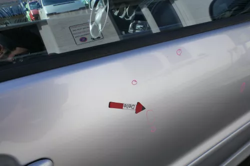 VW Polo 6N 6N2 Tür vorne rechts Beifahrertür 2/3-Türer silber LA7W (167869)