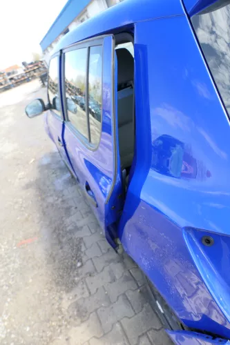 Skoda Fabia 5J Limousine Tür hinten links blau LF5K (167891)