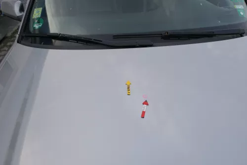 Audi A6 4B Motorhaube Klappe vorn Facelift (ab. Mitte 2002) grau LY7Q + Grill (167906)