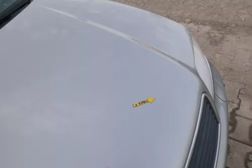 Audi A6 4B Motorhaube Klappe vorn Facelift (ab. Mitte 2002) grau LY7Q + Grill (167906)