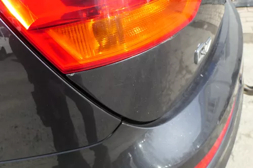 Audi Q7 4L Heckklappe hinten Kofferraumklappe mit Scheibe lavagrau grau LZ7L (167959)