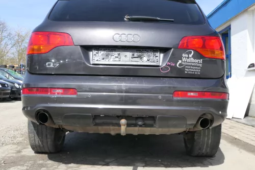 Audi Q7 4L Heckklappe hinten Kofferraumklappe mit Scheibe lavagrau grau LZ7L (167959)
