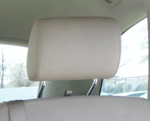 Audi Q7 4L Kopfstütze hinten rechts / links Leder grau lichtgrau Verano S-line (168006)