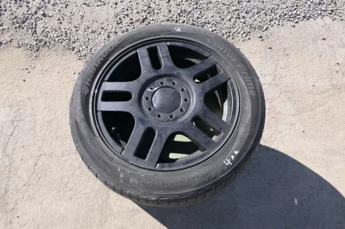 4x Golf 4 Alufelge Felge 205/55 R16 91V 1J0601025AC Ronal 2-4mm schwarz (168020)