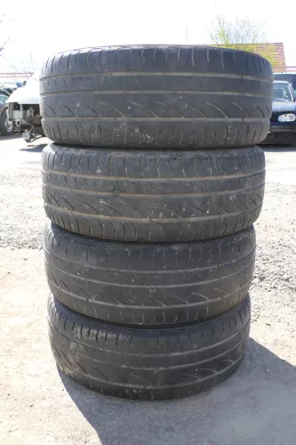 4x Golf 4 Alufelge Felge 205/55 R16 91V 1J0601025AC Ronal 2-4mm schwarz (168020)