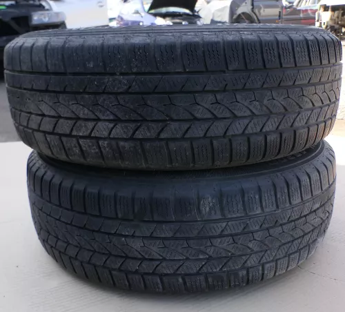 2x VW Golf 4 Bora 195/65 R15 91V Winterreifen M+S Reifen 6jx15H2 ET38 ca. 3-6mm (168046)