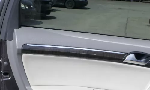 Audi Q7 4L Verkleidung Klappe Abdeckung Dekor Holz Optik tamo dunkelbraun (168076)
