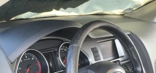 Audi Q7 4L Lüftungsdüse Düse Lüftung vorne oben Armaturenbrett grau achatgrau (168080)