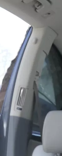 Audi Q7 4L B-Säulen Verkleidung vorne links Abdeckung um Gurt achatgrau grau (168118)
