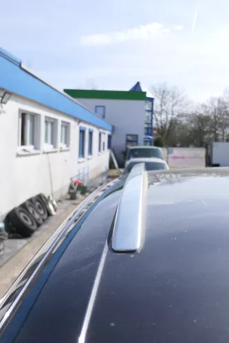 Audi Q7 4L Dachreling Reling Dach beide rechts und links Reeling chrom silber (168136)