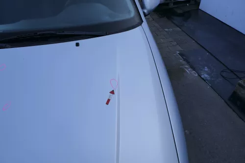 VW Polo 6N Motorhaube Haube vorne Klappe silber LB7Z satinsilber (168272)