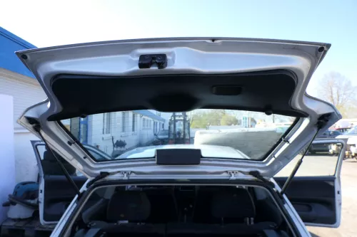 VW Polo 6N Heckklappe Klappe hinten Kofferraumklappe mit Scheibe silber LB7Z sa (168283)