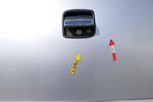 Seat Leon 1M Heckklappe Klappe hinten Kofferraumklappe grau silber LS7N Spoiler (168289)