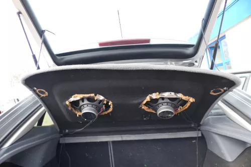 Seat Leon Hutablage Abdeckung Kofferraum hinten mit Boxen Lautsprecher Box (168306)