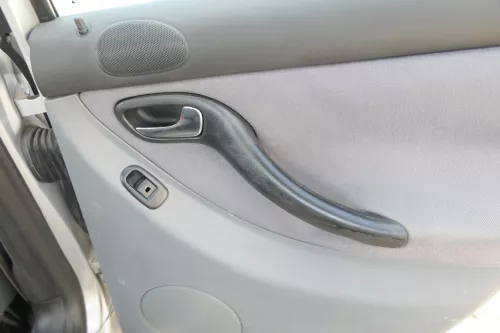 1x Seat Leon 1M Toledo Türverkleidung Verkleidung Tür hinten rechts grau Griff (168316)