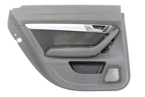 1x Audi A6 4F Türverkleidung Verkleidung Tür hinten links schwarz