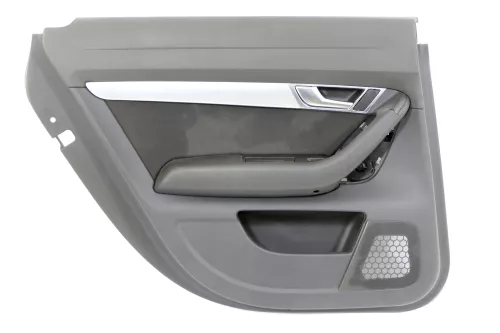 1x Audi A6 4F Türverkleidung Verkleidung Tür hinten links schwarz