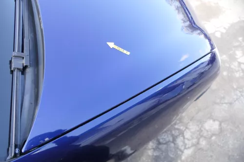 VW Polo 9N Motorhaube Klappe Haube vorne blau LB5N bis ca. Bj. 2004 (168360)