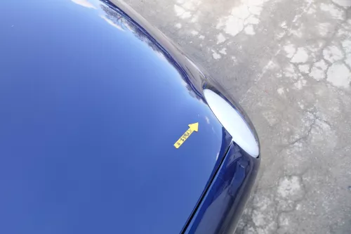 VW Polo 9N Motorhaube Klappe Haube vorne blau LB5N bis ca. Bj. 2004 (168360)