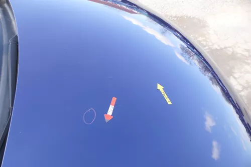 VW Polo 9N Motorhaube Klappe Haube vorne blau LB5N bis ca. Bj. 2004 (168360)