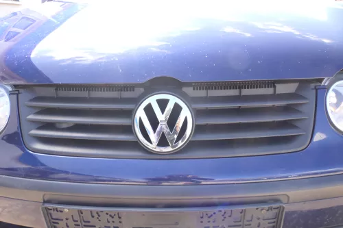 VW Polo 9N Stoßstange Frontstoßstange vorne blau LB5N (168361)