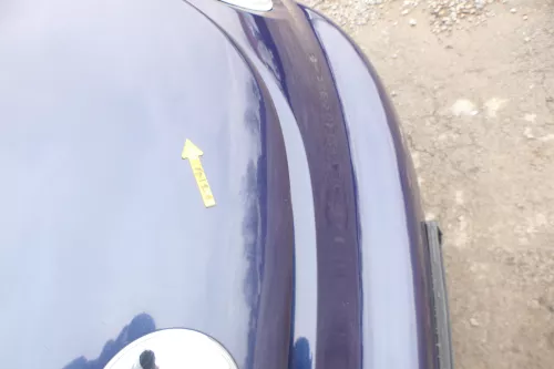 VW New Beetle 9C Motorhaube Klappe vorne blau lila LG5T (168407)