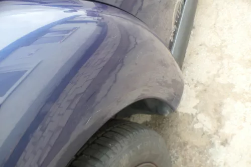 VW New Beetle 9C Kotflügel hinten rechts blau lila LG5T 1C0821302H (168410)