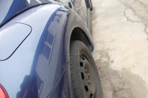 VW New Beetle 9C Kotflügel hinten rechts blau lila LG5T 1C0821302H (168410)