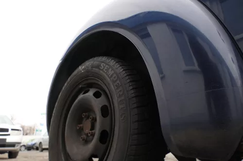 VW New Beetle 9C Kotflügel hinten rechts blau lila LG5T 1C0821302H (168410)