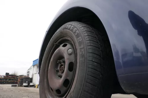 VW New Beetle 9C Kotflügel vorne links blau lila LG5T 1C0821103H (168411)