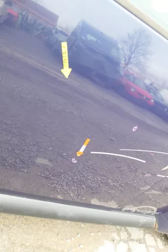 VW New Beetle 1C 9C Tür vorne links Fahrertür blau lila LG5T - OHNE Anbauteile (168413)