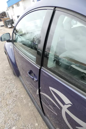 VW New Beetle 1C 9C Tür vorne links Fahrertür blau lila LG5T - OHNE Anbauteile (168413)