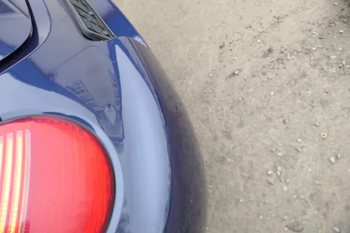 VW New Beetle 9C Stoßstange hinten Stoßfänger blau lila LG5T Heckstoßfänger (168416)