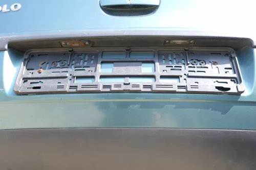 VW Polo 9N 9N3 Stoßstange Heckstoßstange hinten blau grün LA6L (168496)