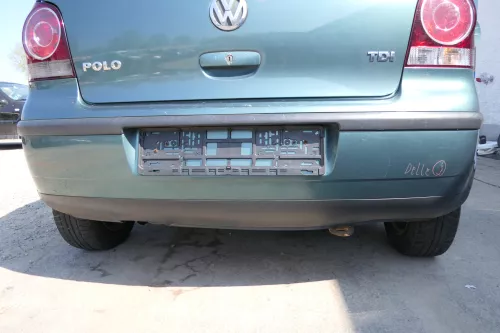 VW Polo 9N 9N3 Stoßstange Heckstoßstange hinten blau grün LA6L (168496)