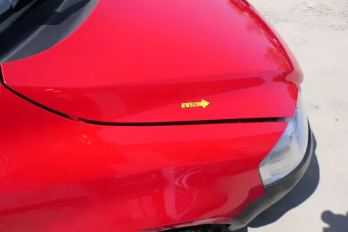 VW Fox 5Z Motorhaube Klappe vorn vorne rot LY3D Haube (168515)