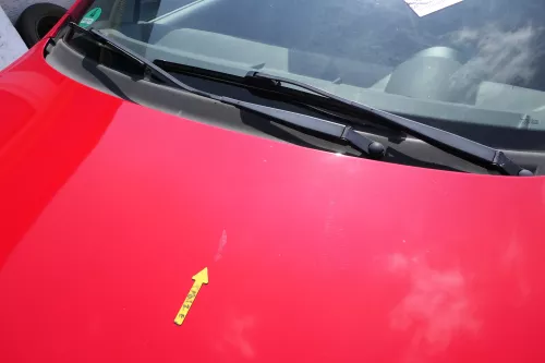 VW Fox 5Z Motorhaube Klappe vorn vorne rot LY3D Haube (168515)