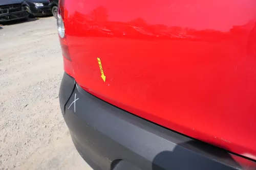 VW Fox 5Z Heckklappe Kofferraumklappe Klappe hinten + Scheibe rot LY3D - DELLE (168519)